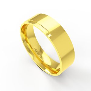 Aliança Ouro 10K 6mm BC252R