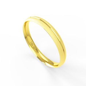 Aliança Ouro 10K 3mm BC277R