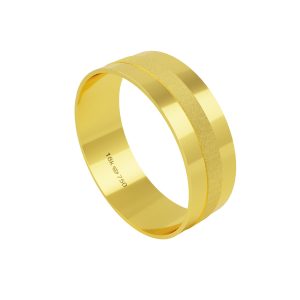 Aliança Ouro 10K 6,5mm BC407