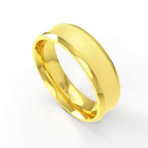 Aliança Ouro 10K 6mm BC419R