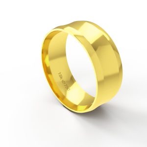 Aliança Ouro 10K 8mm BC472R