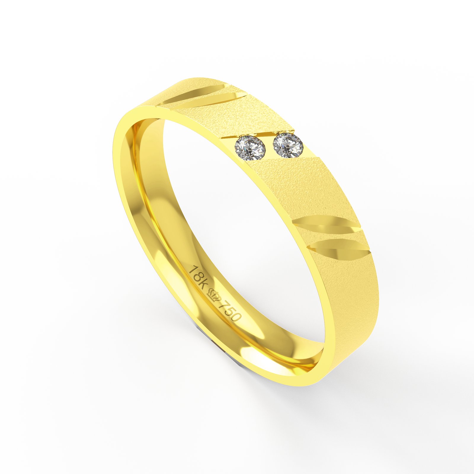 Aliança Ouro 10K 4mm BC703RZ