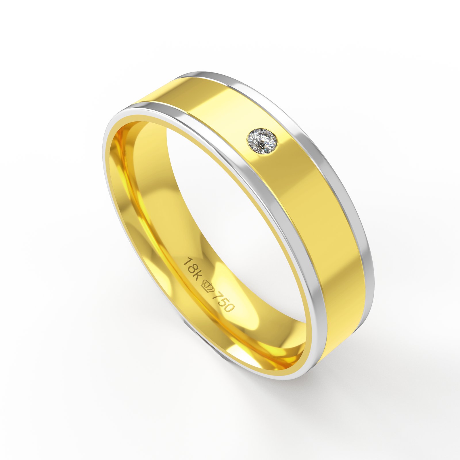 Aliança Ouro 10K 5mm BC724RZ