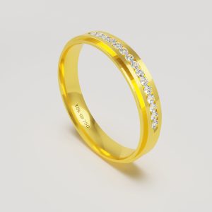 Aliança Ouro 10K 4mm BC919RZ