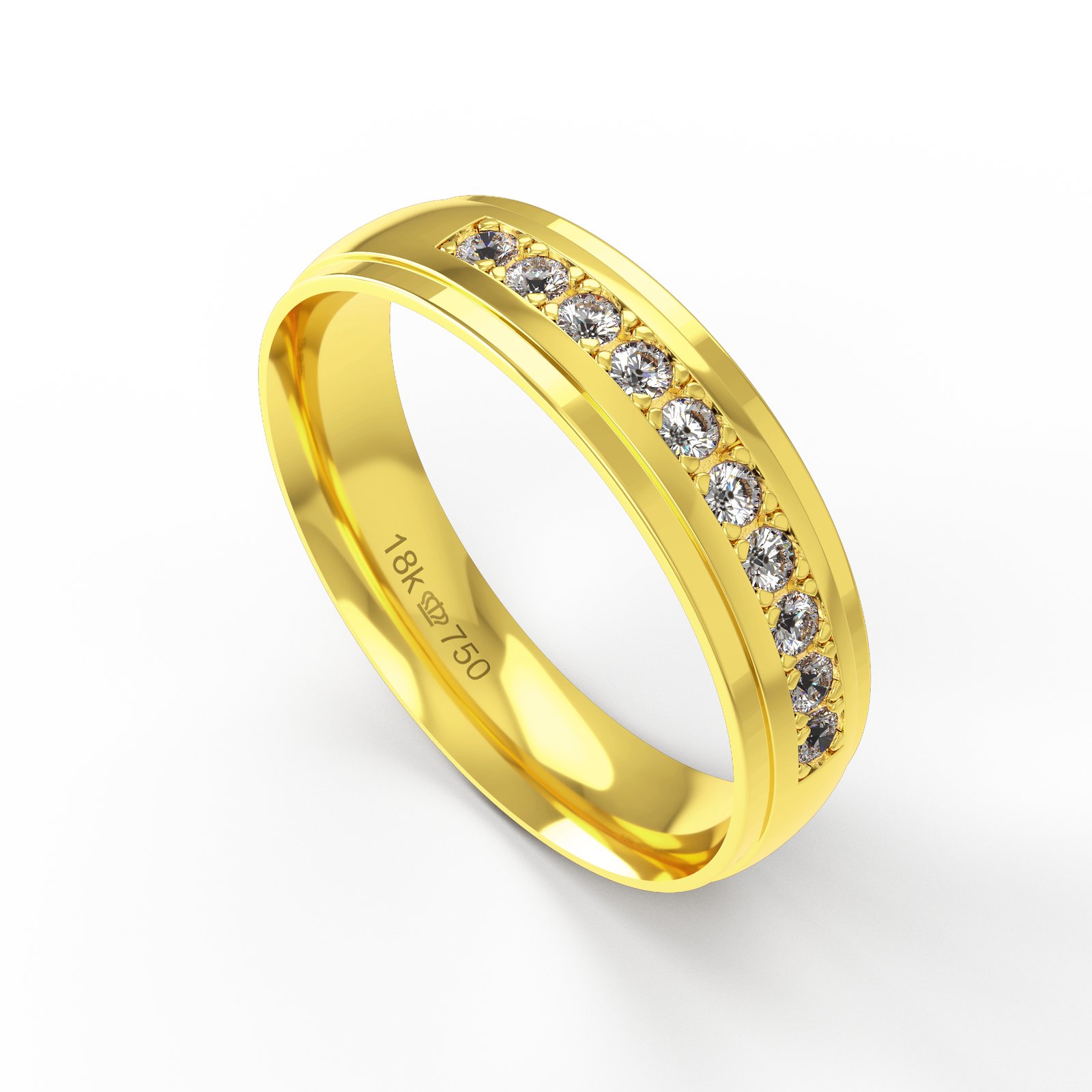 Aliança Ouro 10K 5mm BC924RZ