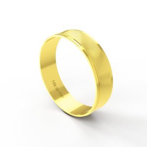 Aliança Ouro 18K 5,3mm Reta BT107