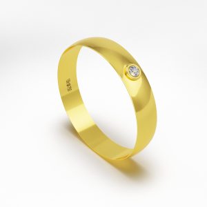 Aliança Ouro 18K 4,1mm C142Z