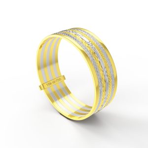 Aliança Ouro 18K 7mm C212