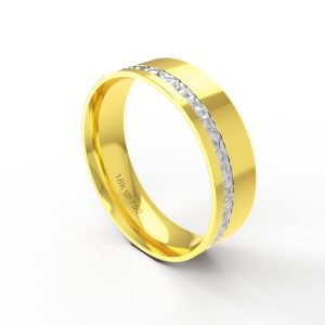 Aliança Ouro 18K 6mm C246RP