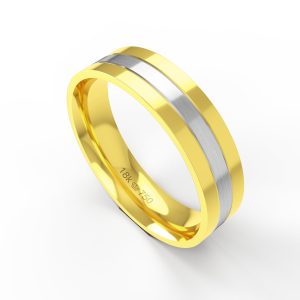 Aliança Ouro 18K 5,3mm C286RE