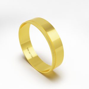 Aliança Ouro 18K 5mm C406