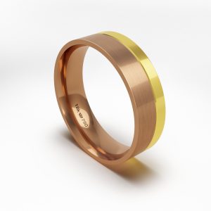 Aliança Ouro 18K 6mm C409R