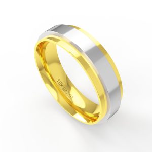 Aliança Ouro 18K 6mm C439R