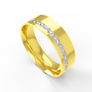 Aliança Ouro 18K 6mm C443R
