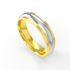 Aliança Ouro 18K 5mm C450R