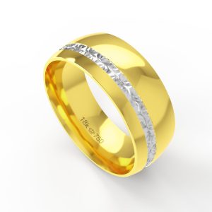 Aliança Ouro 18K 7,8mm C464R
