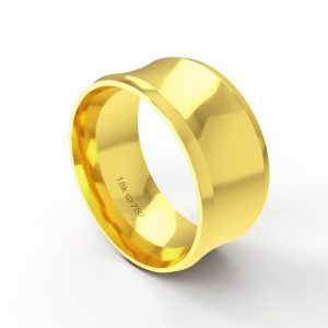 Aliança Ouro 18K 10mm C474R