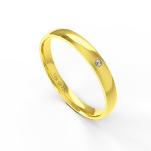 Aliança Ouro 18K 2,8mm C529RZ