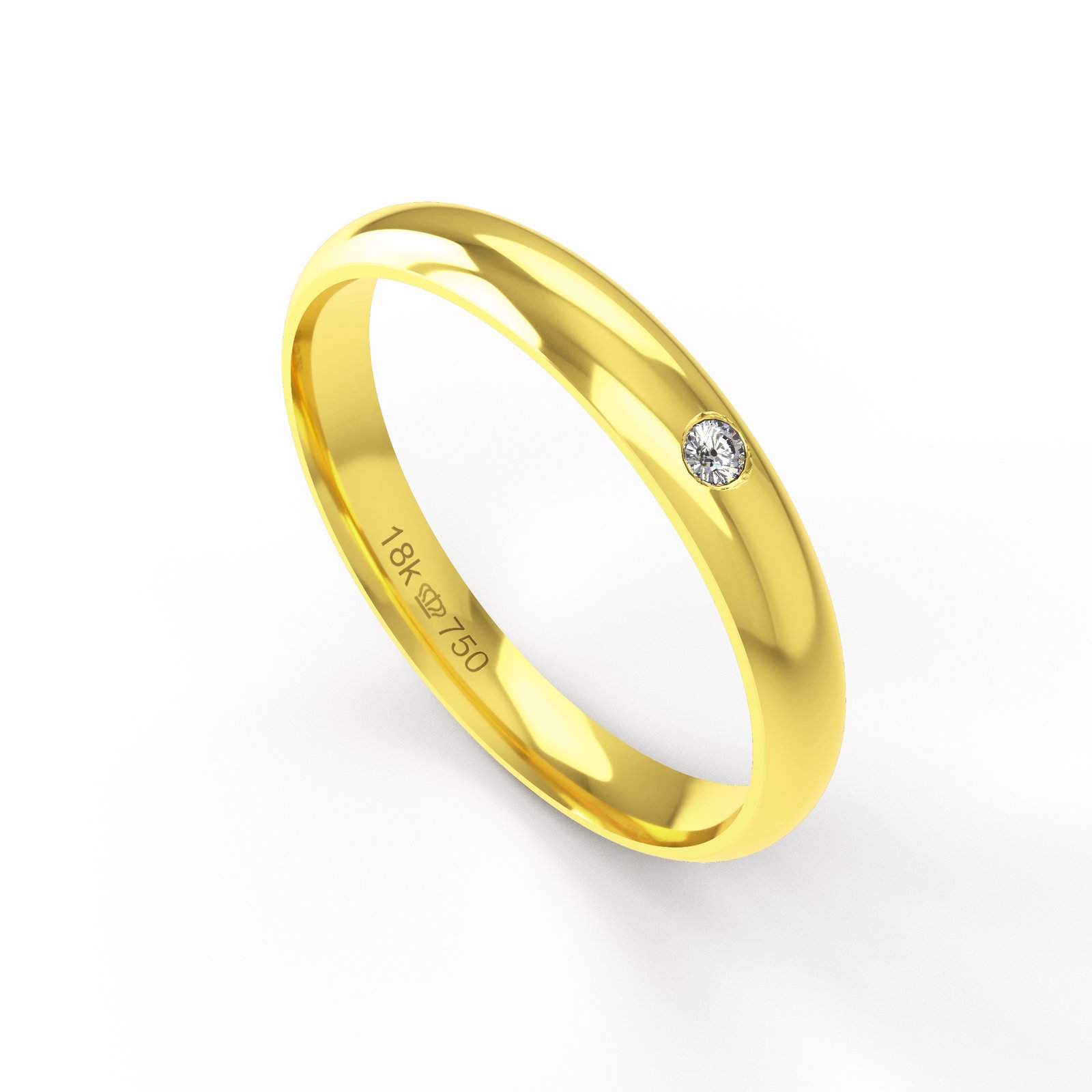Aliança Ouro 18K 3,2mm C532Z