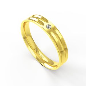Aliança Ouro 18K 4mm C571RPZ