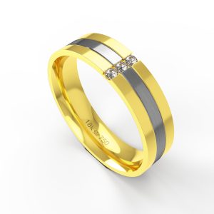 Aliança Ouro 18K 5,3mm C586REZ