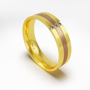 Aliança Ouro 18K 5,3mm C589REZ