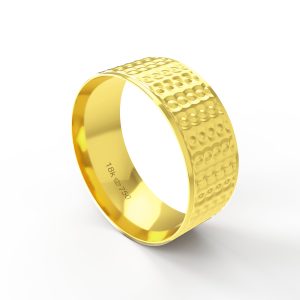 Aliança Ouro 18K 8mm C626R