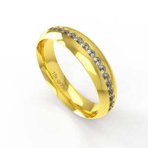 Aliança Ouro 18K 5mm C751RZ