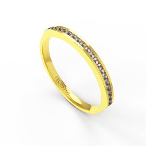 Aparador Ouro 18K com 20 Brilhantes 2mm C775RE