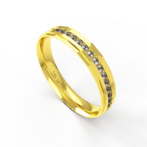 Aliança Ouro 18K 4mm C779RZ