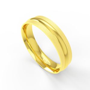 Aliança Ouro 18K 5mm C839R