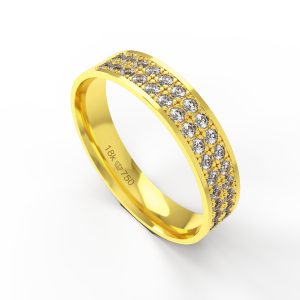 Aliança Ouro 18K 4,6mm C920RZ