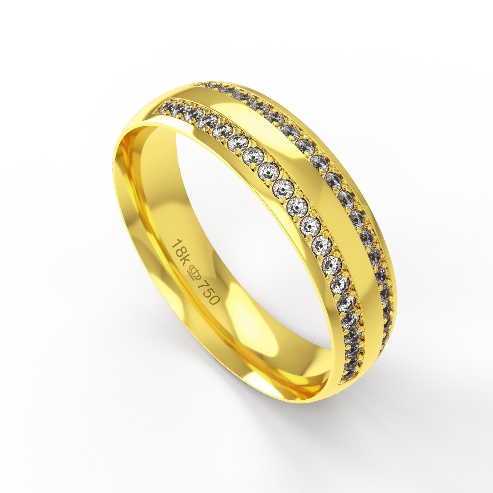 Aliança Ouro 18K 5,5mm C928RZ