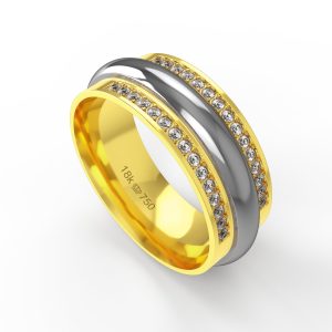 Aliança Ouro 18K 7,5mm C941RZ