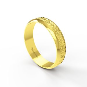 Aliança Ouro 18K 5mm CBO27
