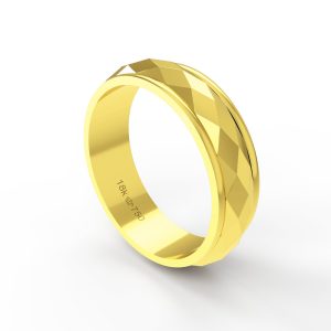 Aliança Ouro 18K 6mm CBO33
