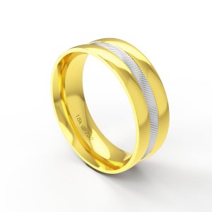 Aliança Ouro 18K 7mm CBP55R
