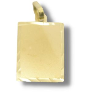 Pingente Chapa Ouro 18K 10mm P103