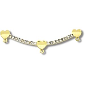 Canga para Pingentes Ouro 18K 8mm P341