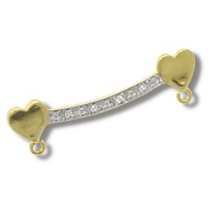 Canga para Pingentes Ouro 18K 8mm P342