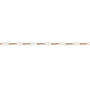 Tornozeleira Ouro 18K Veneziana Longa C0102