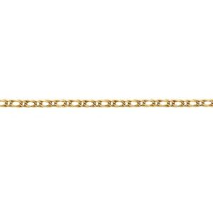 Tornozeleira Ouro 18K Grumet Longo Duplo C0115
