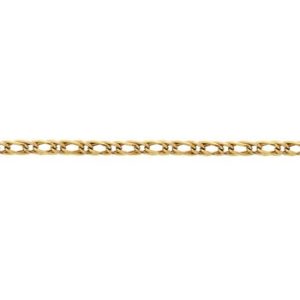 Tornozeleira Ouro 18K Grumet Longo Duplo C0215