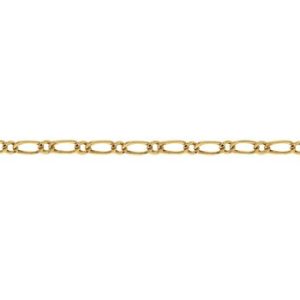Tornozeleira Ouro 18K Grumet 1x1 6,47mm C0311