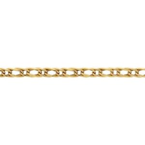 Tornozeleira Ouro 18K Grumet Longo Duplo C0315