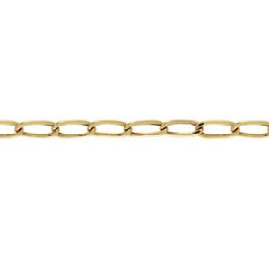 Tornozeleira Ouro 18K Grumet Longa 7,70mm C0414
