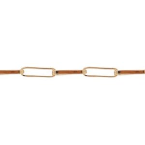 Tornozeleira Ouro 18K Veneziana Longa C0502
